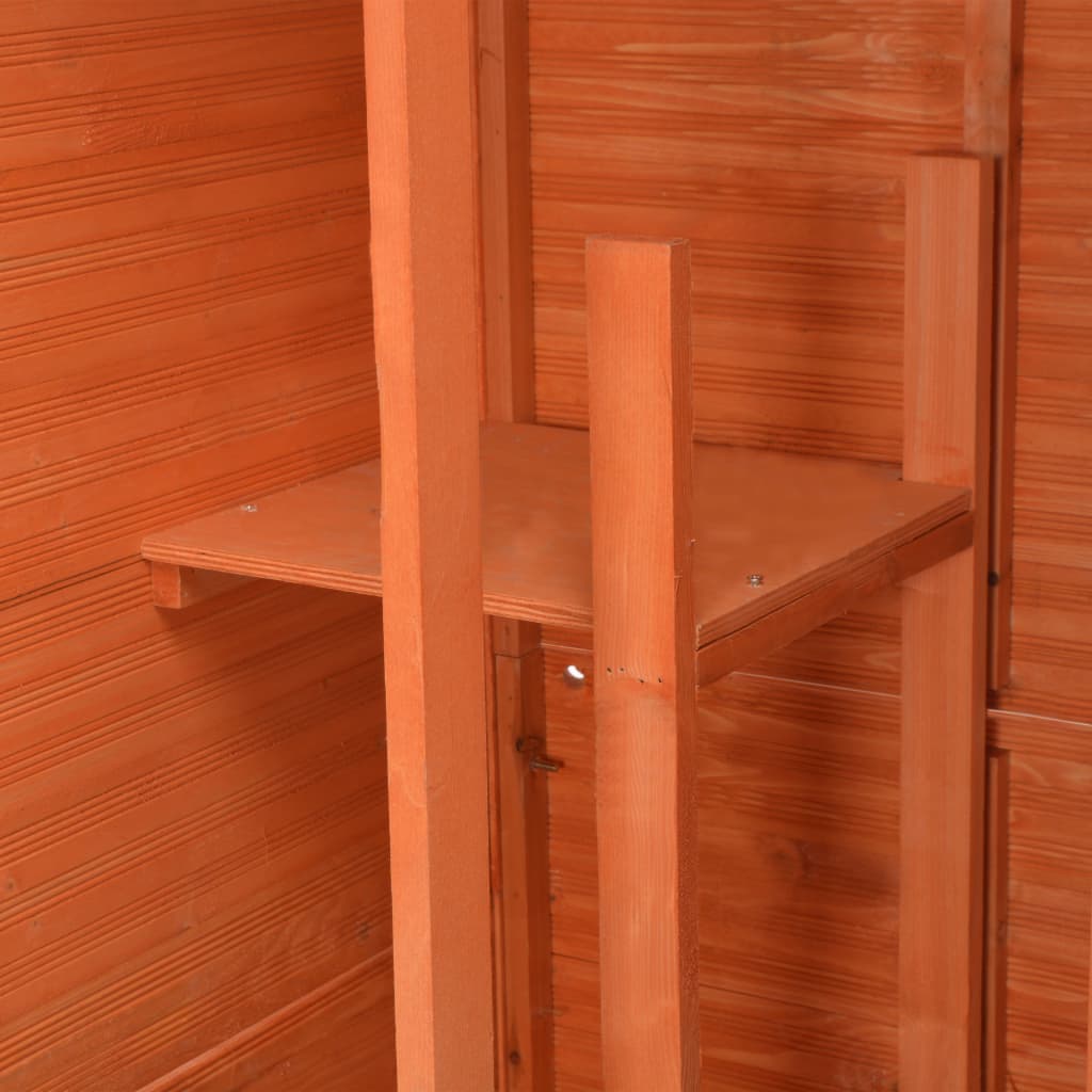 Hageskjul 71x60x213 cm tre