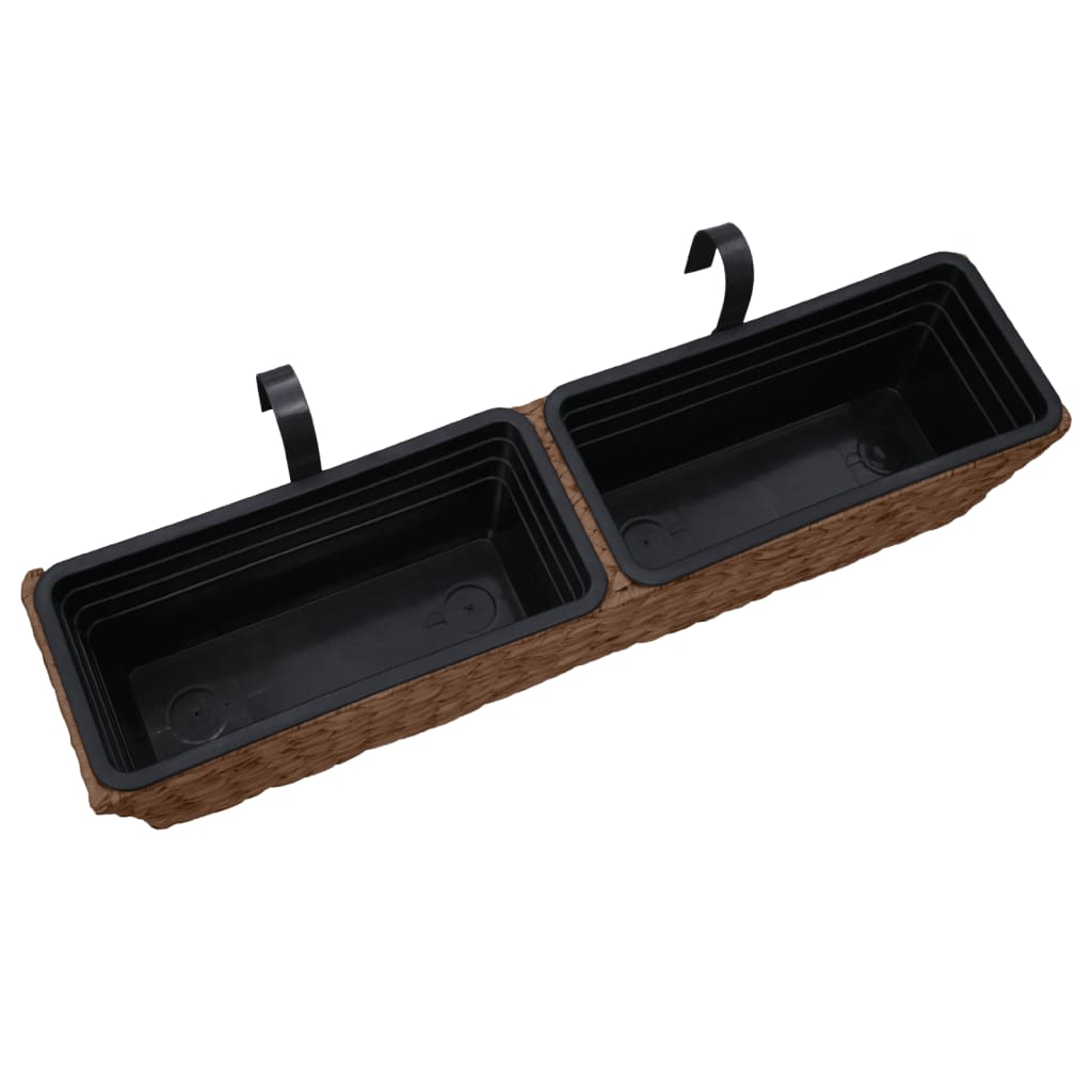 Plantepotter 2 stk vannhyasint brun