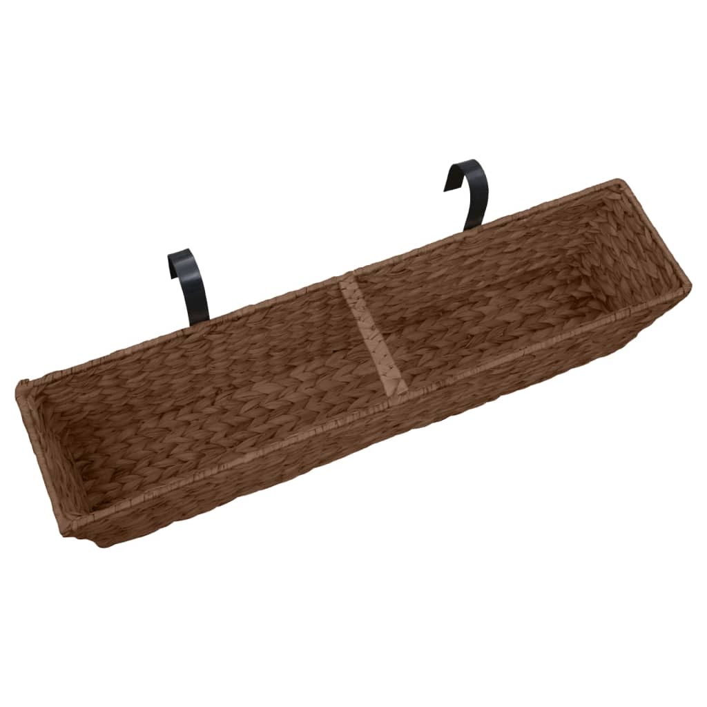 Plantepotter 2 stk vannhyasint brun