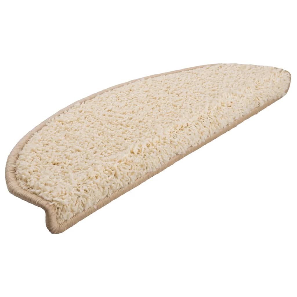 Trappetrinnstepper 15 stk kremhvit 65x21x4 cm