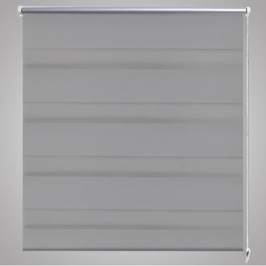 Rullegardiner sebramønstret 70 x 120 cm grå