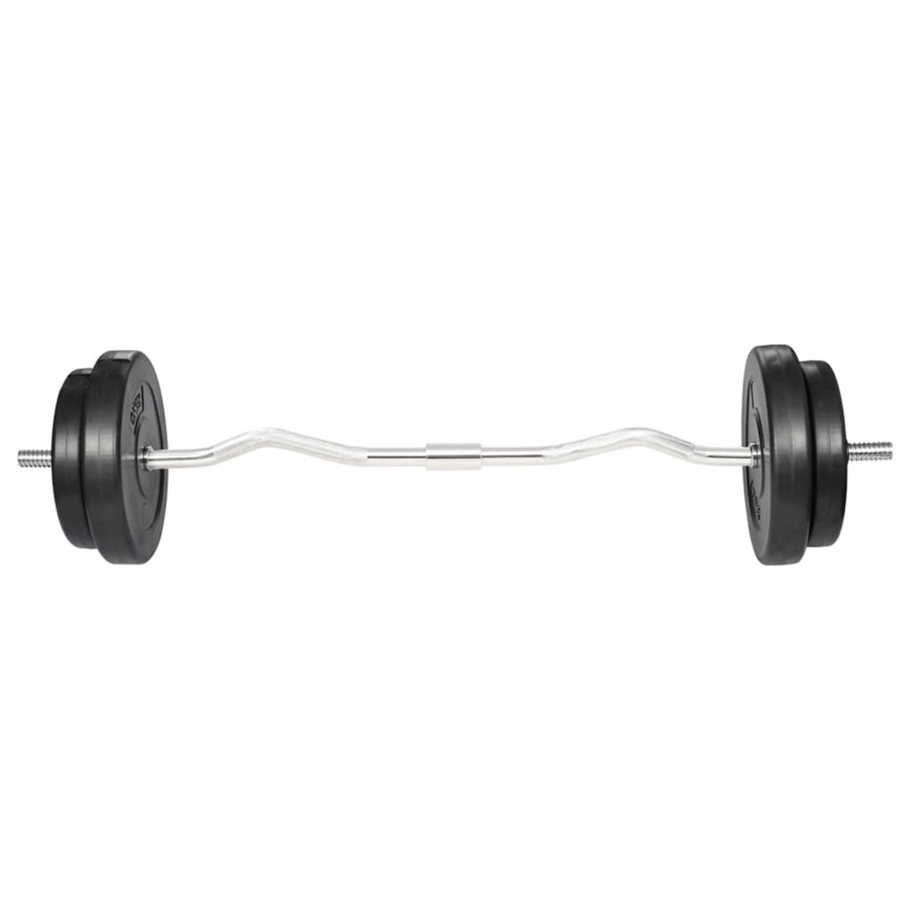 Curl-stang med vekter 30 kg