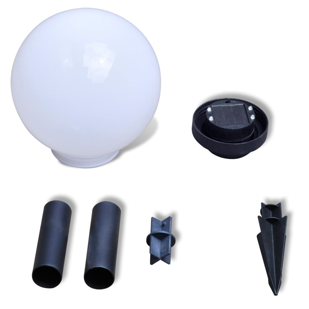Utendørs LED-lamper for hagesti 3 stk 20 cm med jordplugg