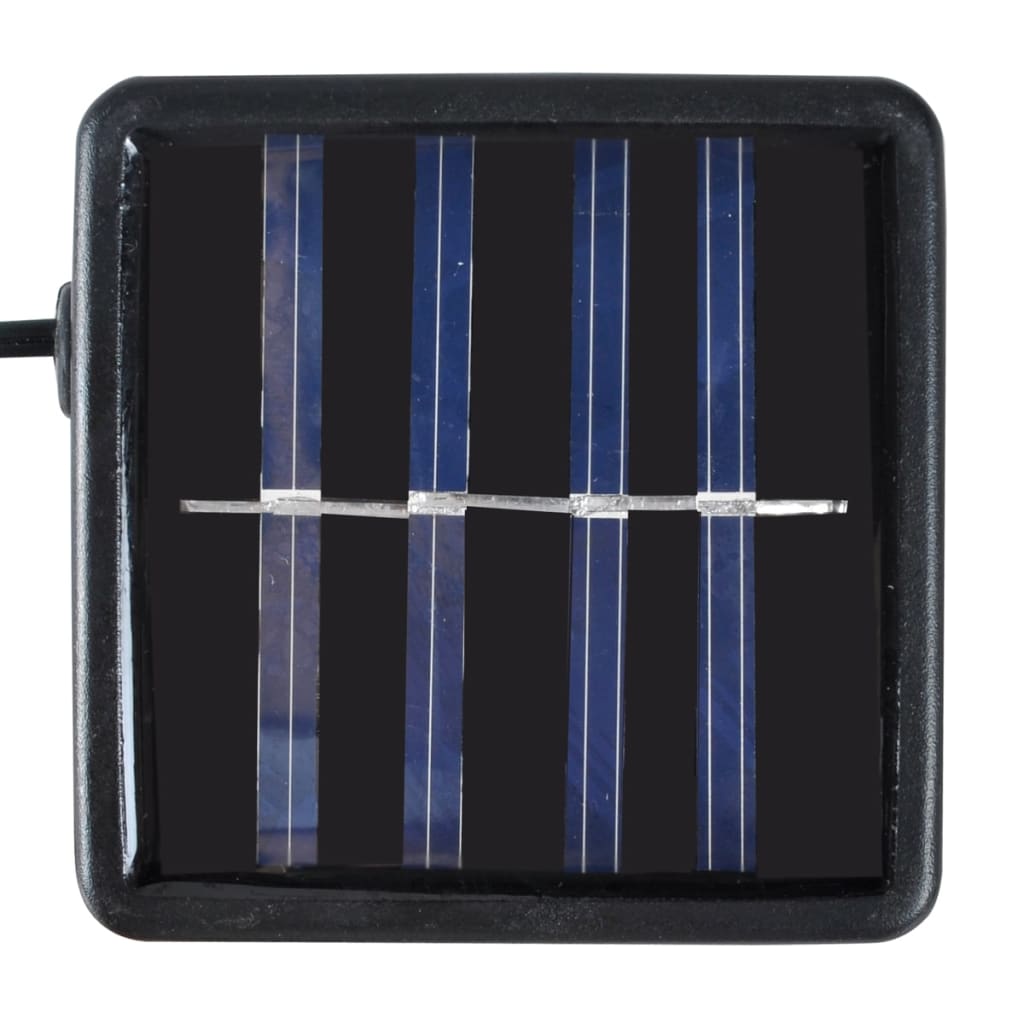Kunstig rund busk 35 cm med solcelledrevet lys 2stk