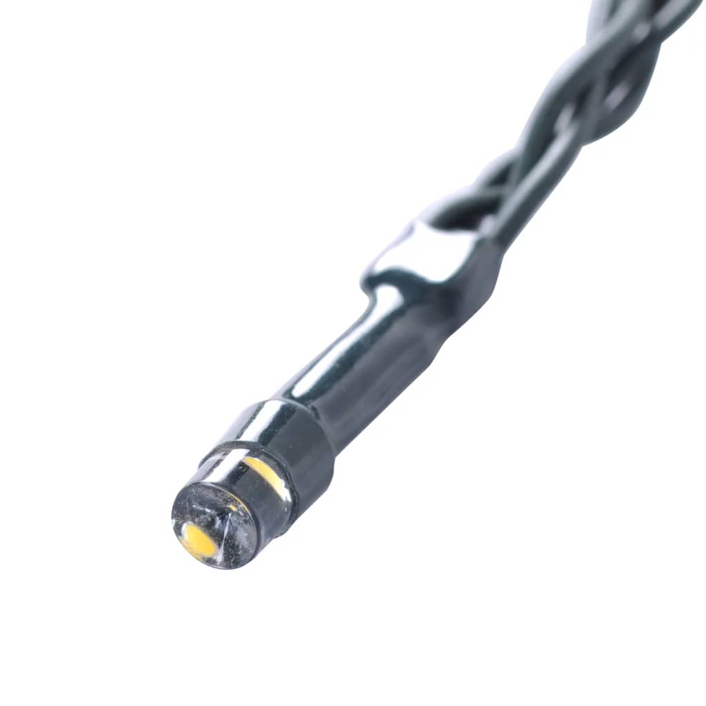 Kunstig rund busk 35 cm med solcelledrevet lys 2stk