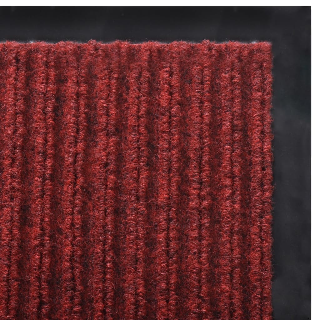 Rød PVC Dørmatte 90 x 120 cm