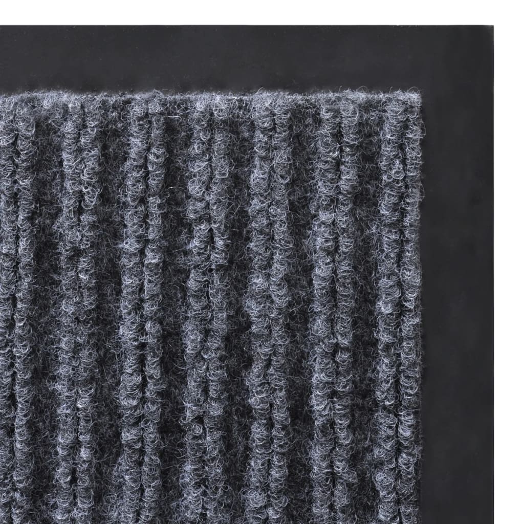 Grå PVC Dørmatte 90 x 120 cm