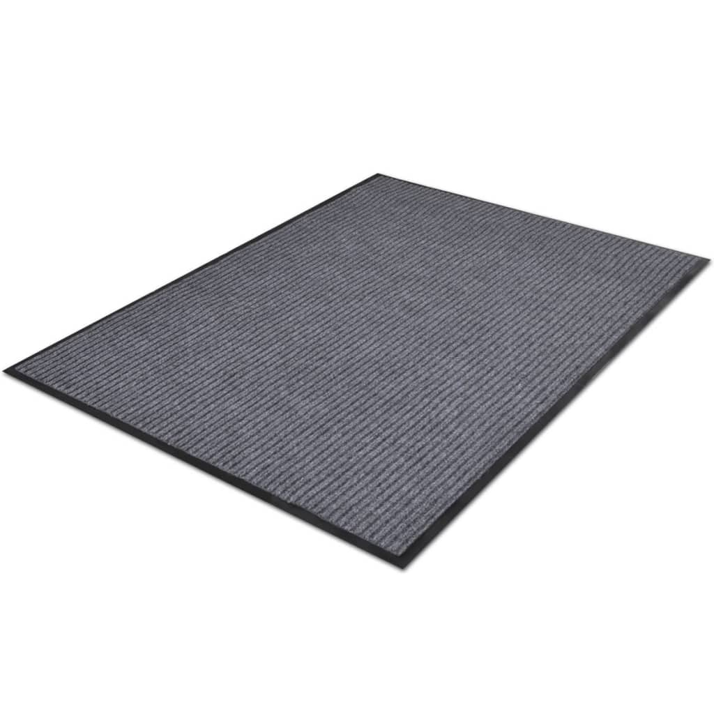 Grå PVC Dørmatte 120 x 180 cm