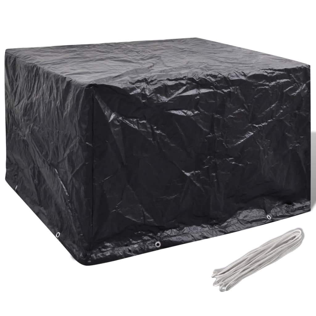 Hagemøbeltrekk med 8 maljer 135x135x90 cm