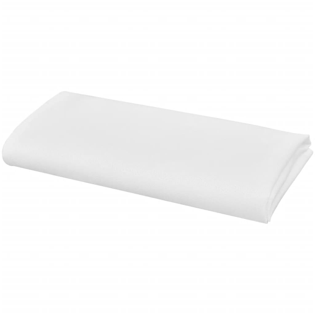 50 Middags servietter hvit 50 x 50 cm