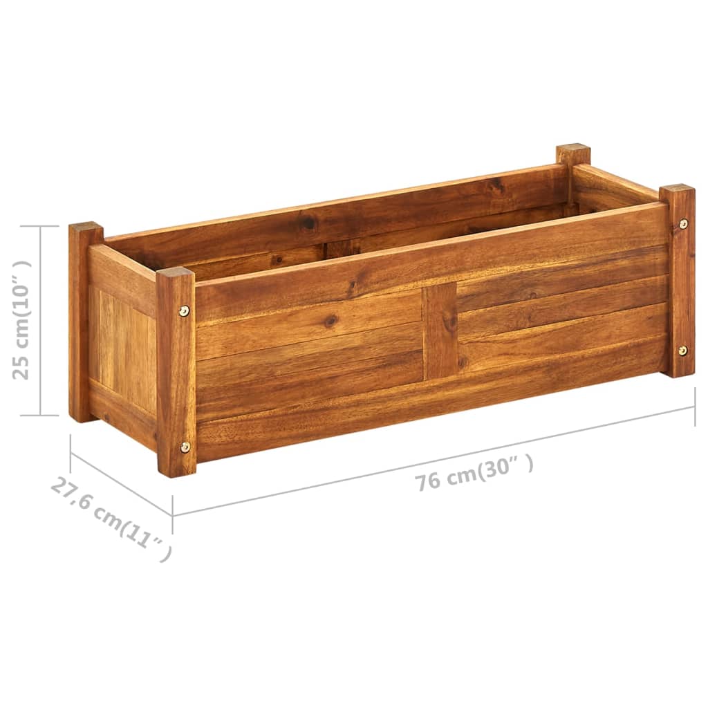 Høybed akasietre 76x27,6x25 cm