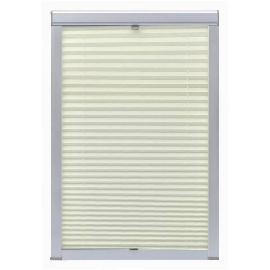 Plissegardiner kremhvit S08/608