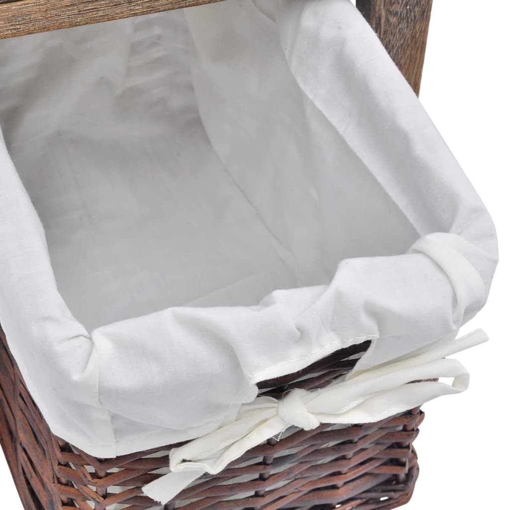 Nattbord 2 stk tre brun