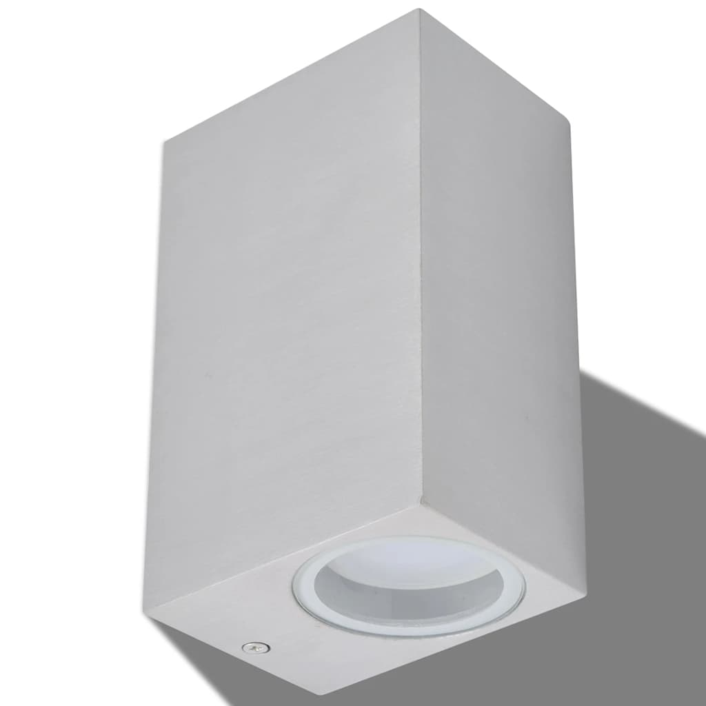 Utendørs LED Vegglampe 2 stk. Firkant opp/Nedover