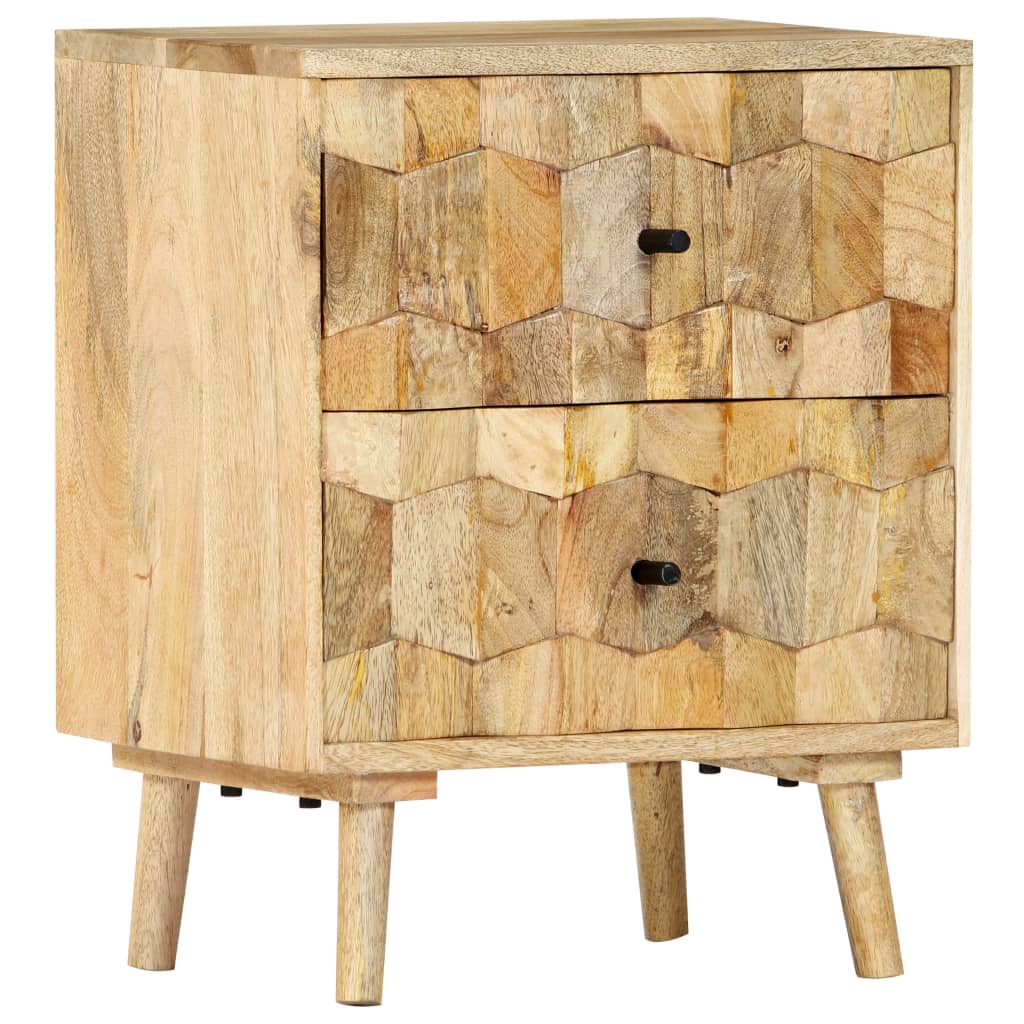 Nattbord 40x30x50 cm heltre mango