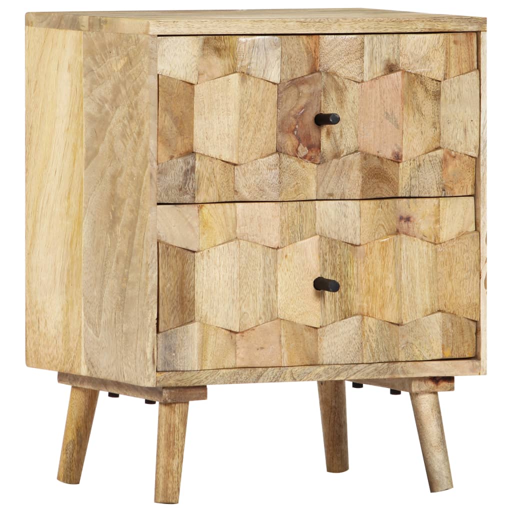 Nattbord 40x30x50 cm heltre mango