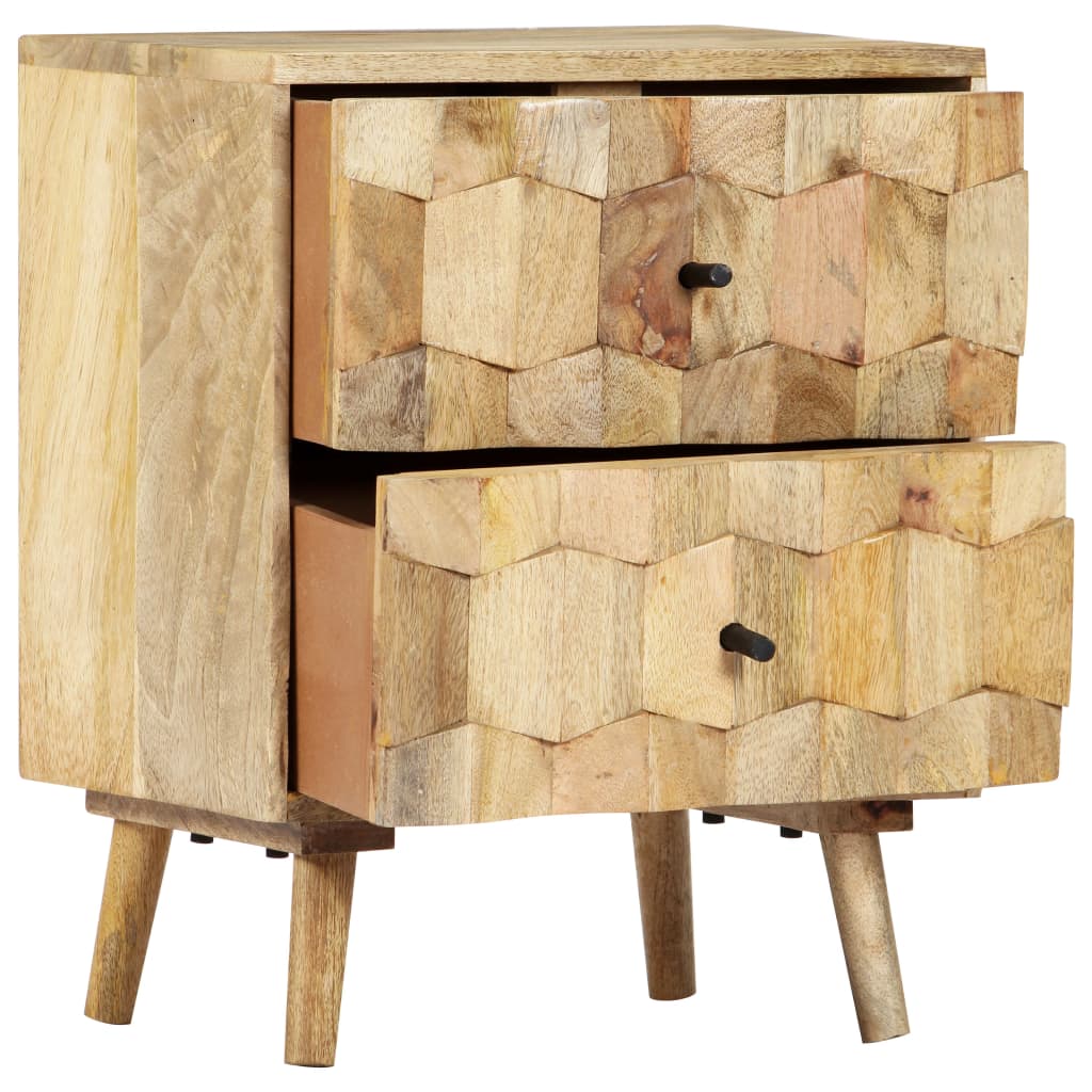 Nattbord 40x30x50 cm heltre mango