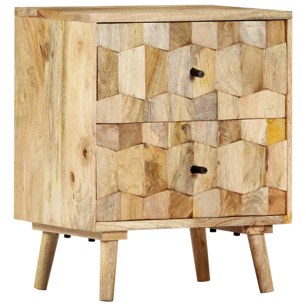 Nattbord 40x30x50 cm heltre mango