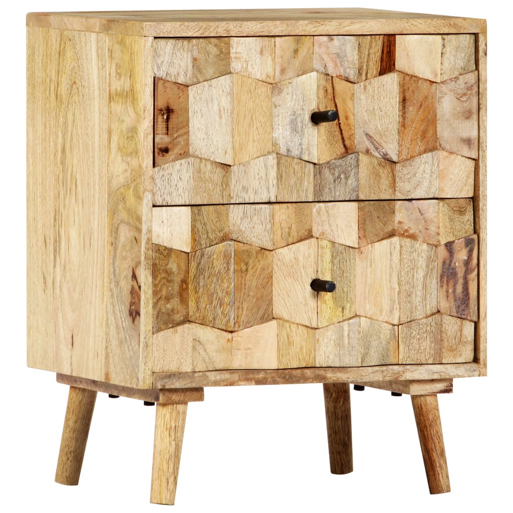 Nattbord 40x30x50 cm heltre mango