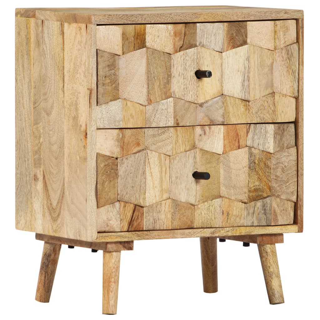 Nattbord 40x30x50 cm heltre mango