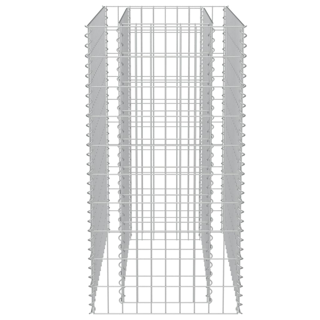 Gabion høybed galvanisert stål 90x50x100 cm