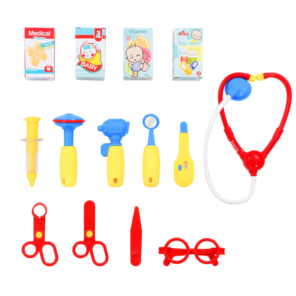 Doktor-lekesett i 15 deler 38x30x67,5 cm
