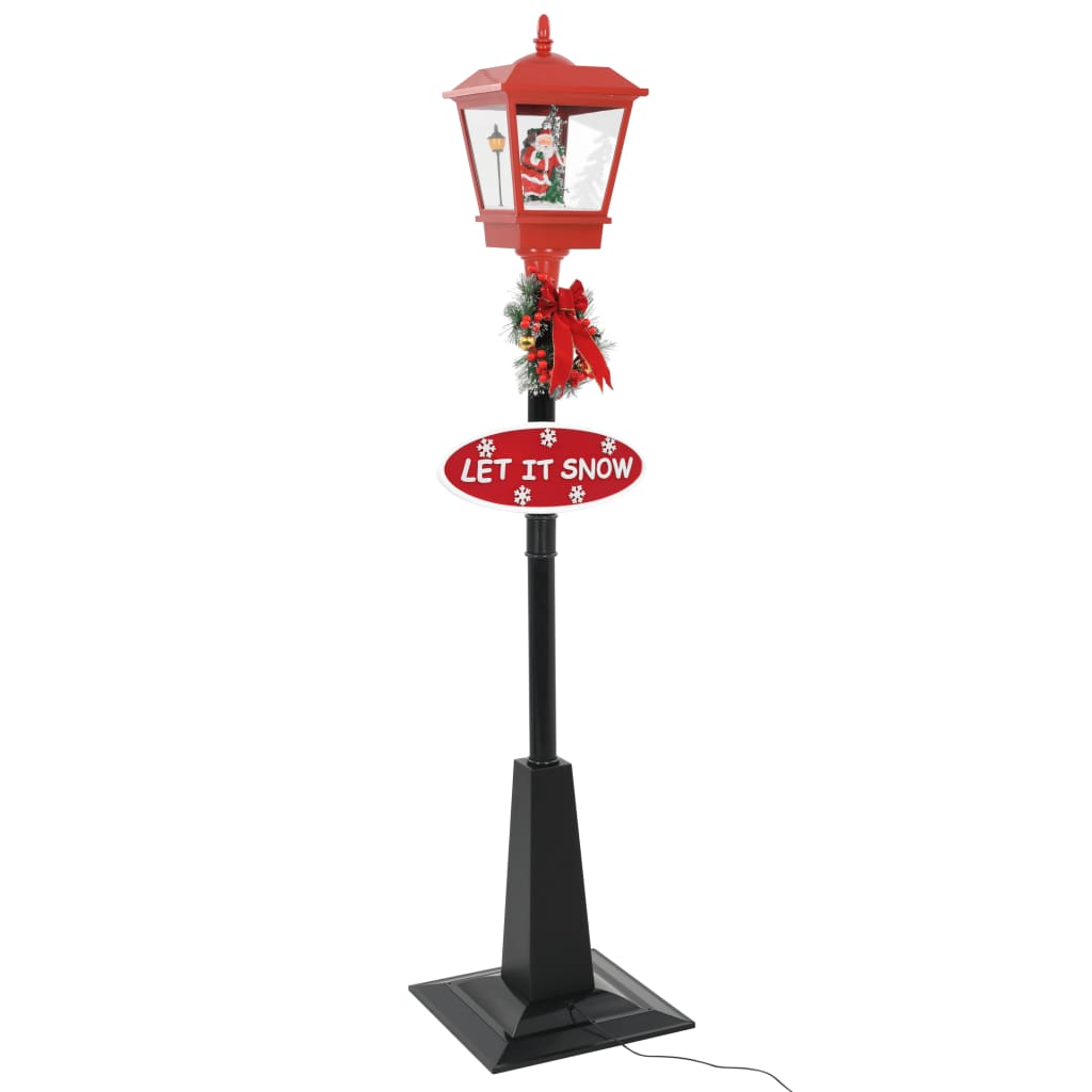 Julegatelampe med julenisse 180 cm LED