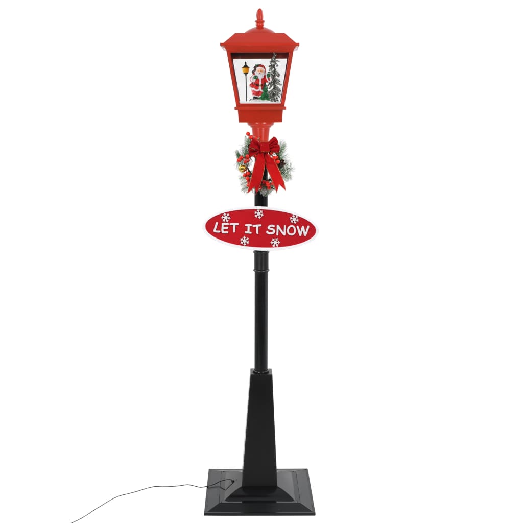Julegatelampe med julenisse 180 cm LED