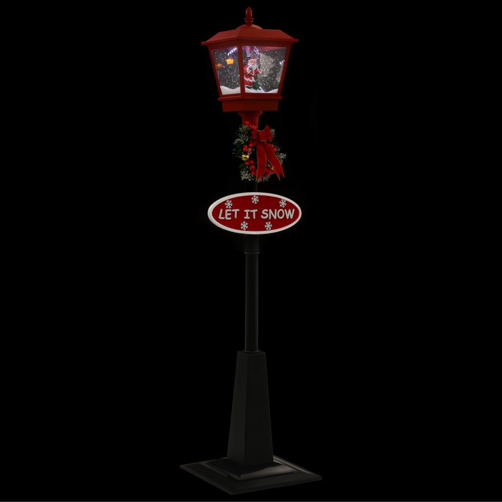 Julegatelampe med julenisse 180 cm LED