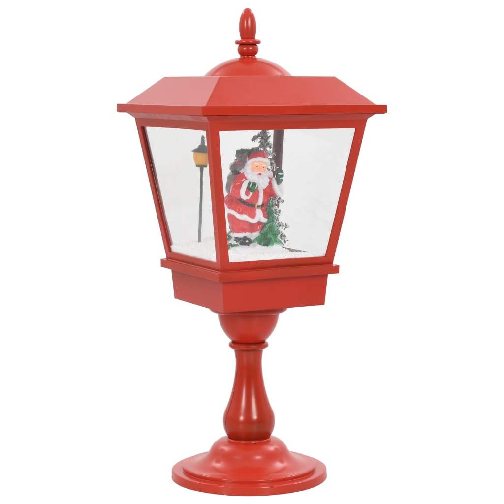 Sokkellampe julemotiv med julenisse 64 cm LED