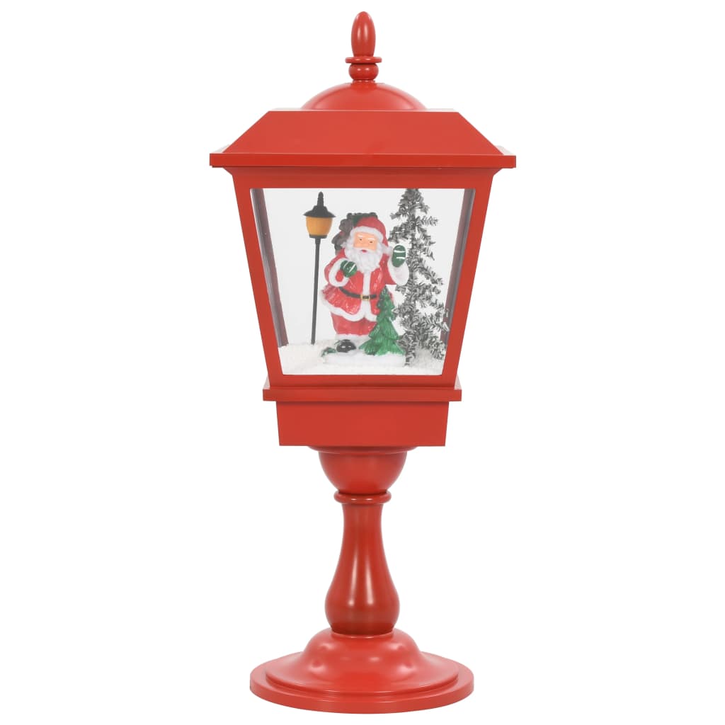 Sokkellampe julemotiv med julenisse 64 cm LED