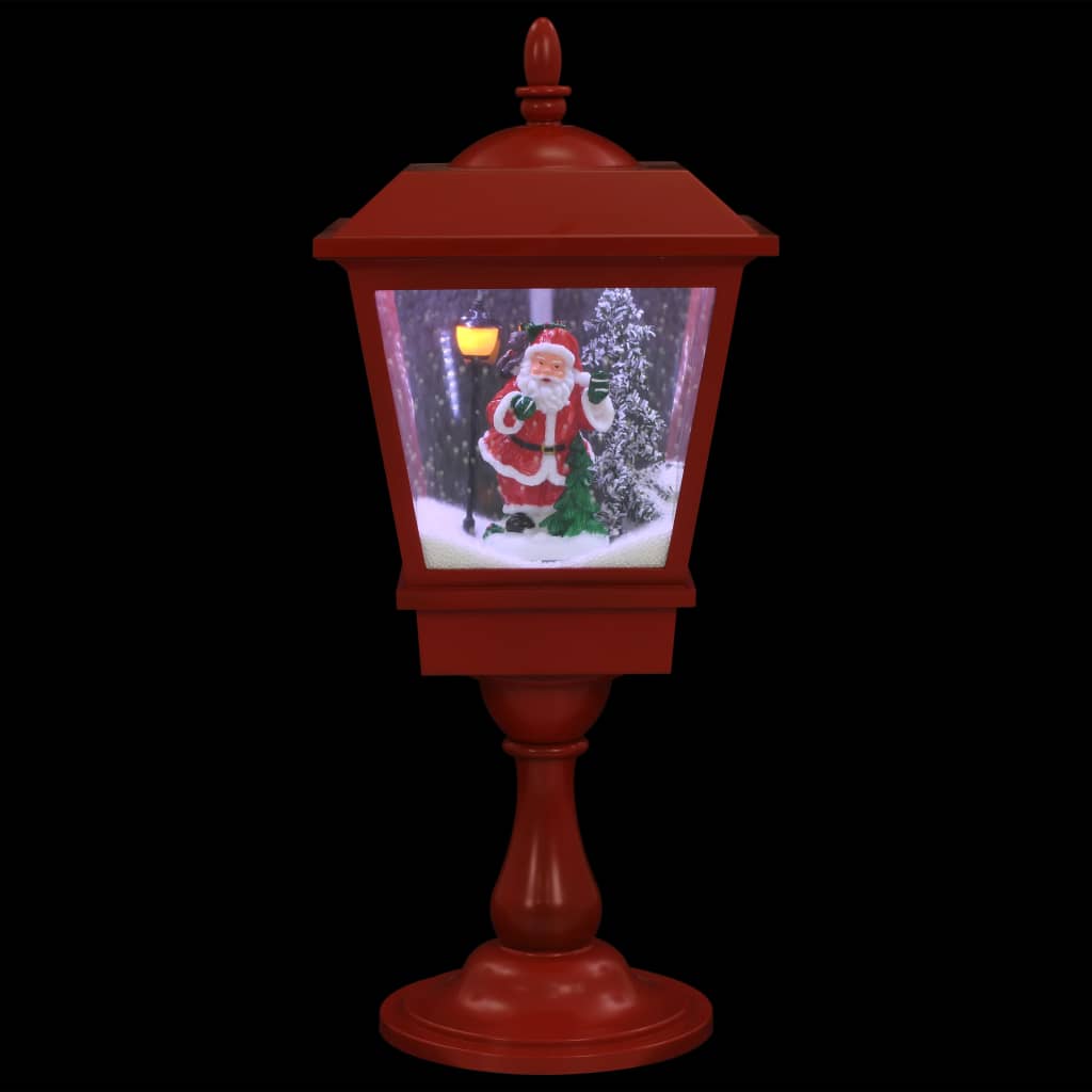 Sokkellampe julemotiv med julenisse 64 cm LED