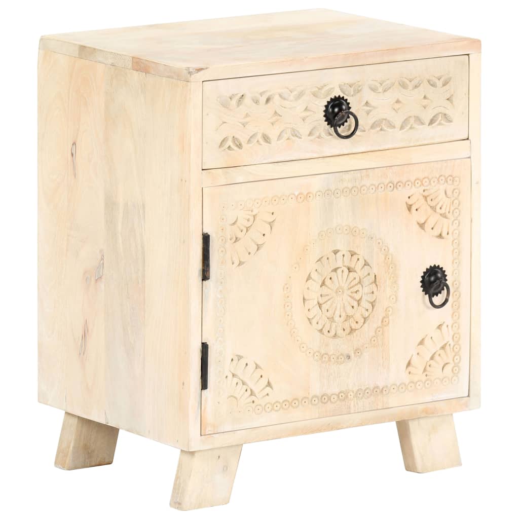 Nattbord 40x30x50 cm heltre mango