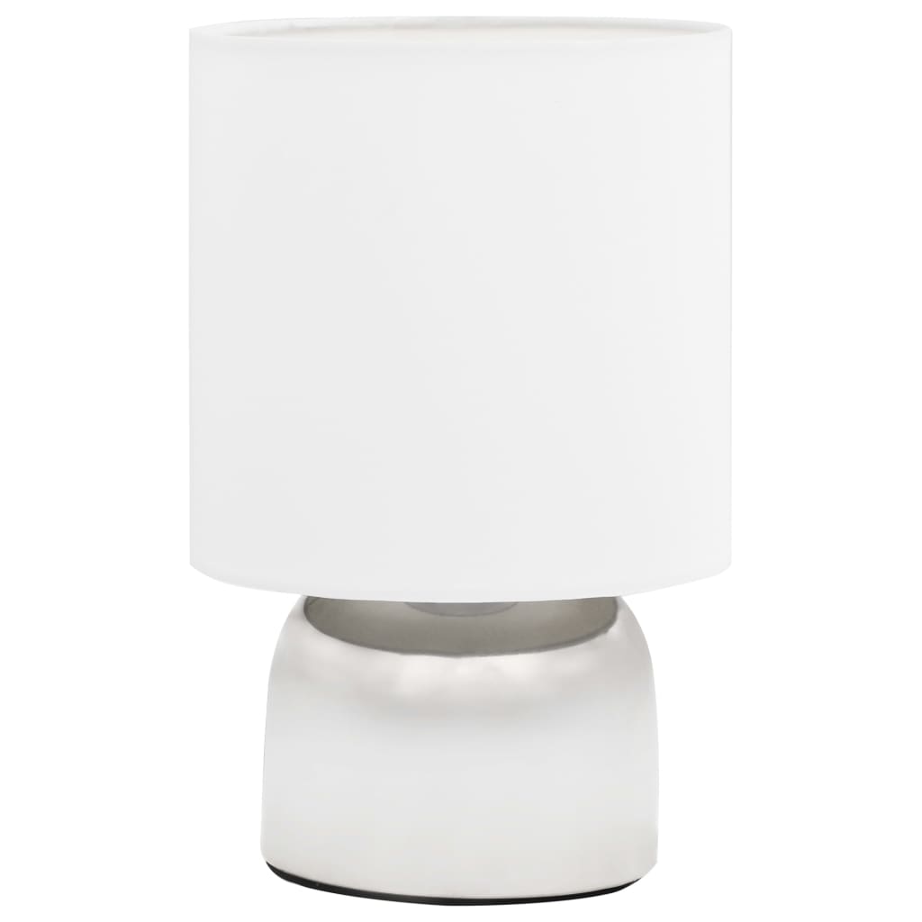 Bordlamper 2 stk berøringsknapp hvit E14