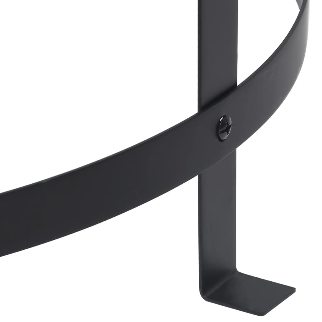 Utendørs bålfat med grill rustfritt stål 76 cm