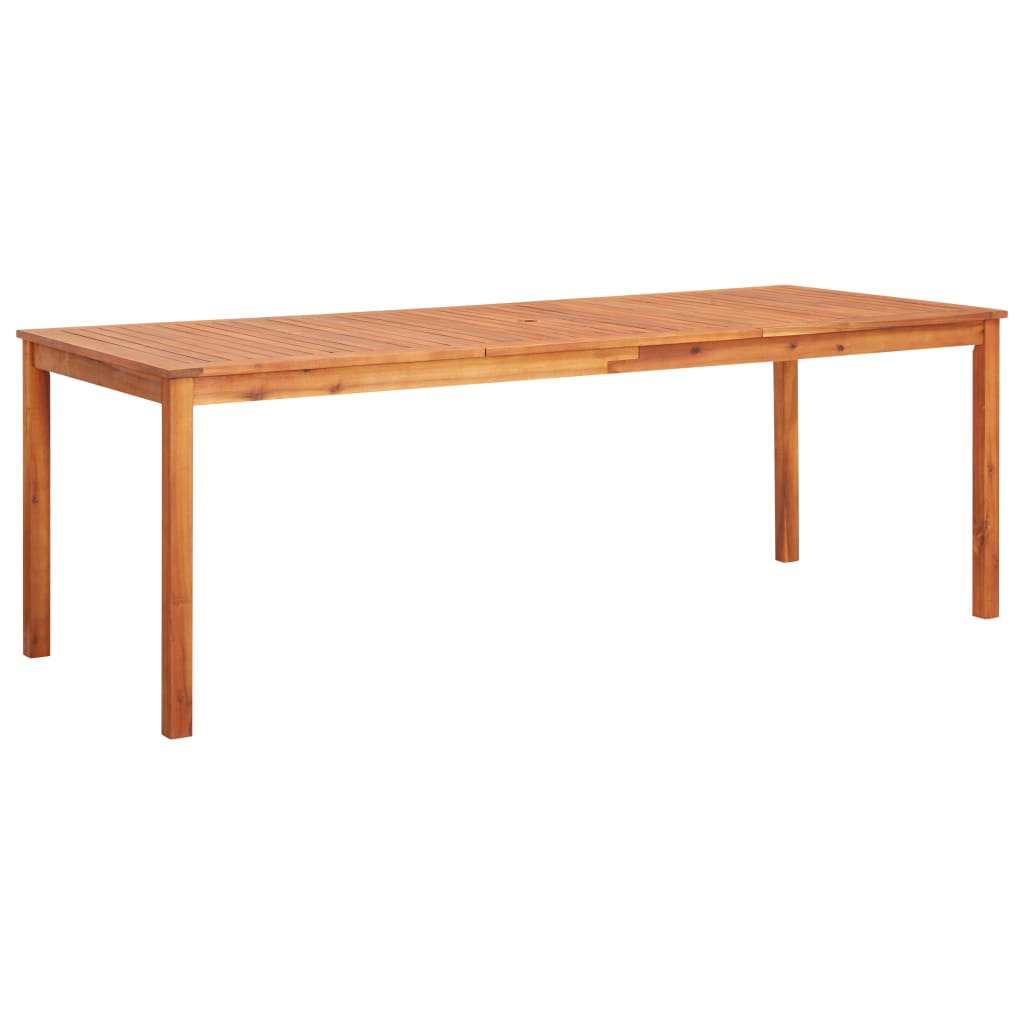 Hagebord 215x90x74 cm heltre akasie