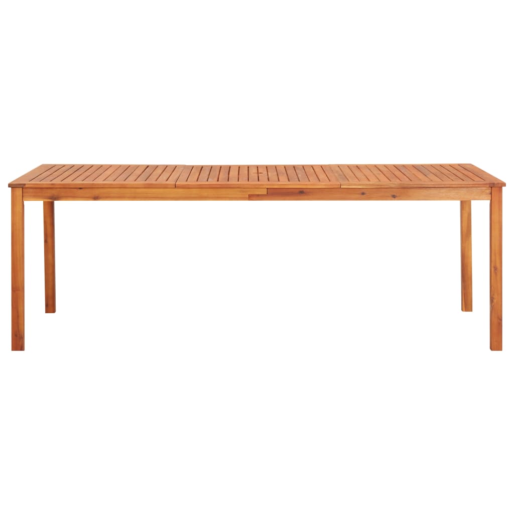 Hagebord 215x90x74 cm heltre akasie