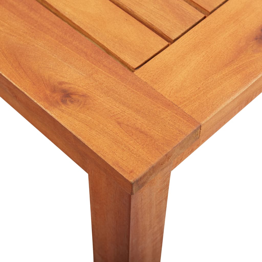 Hagebord 215x90x74 cm heltre akasie