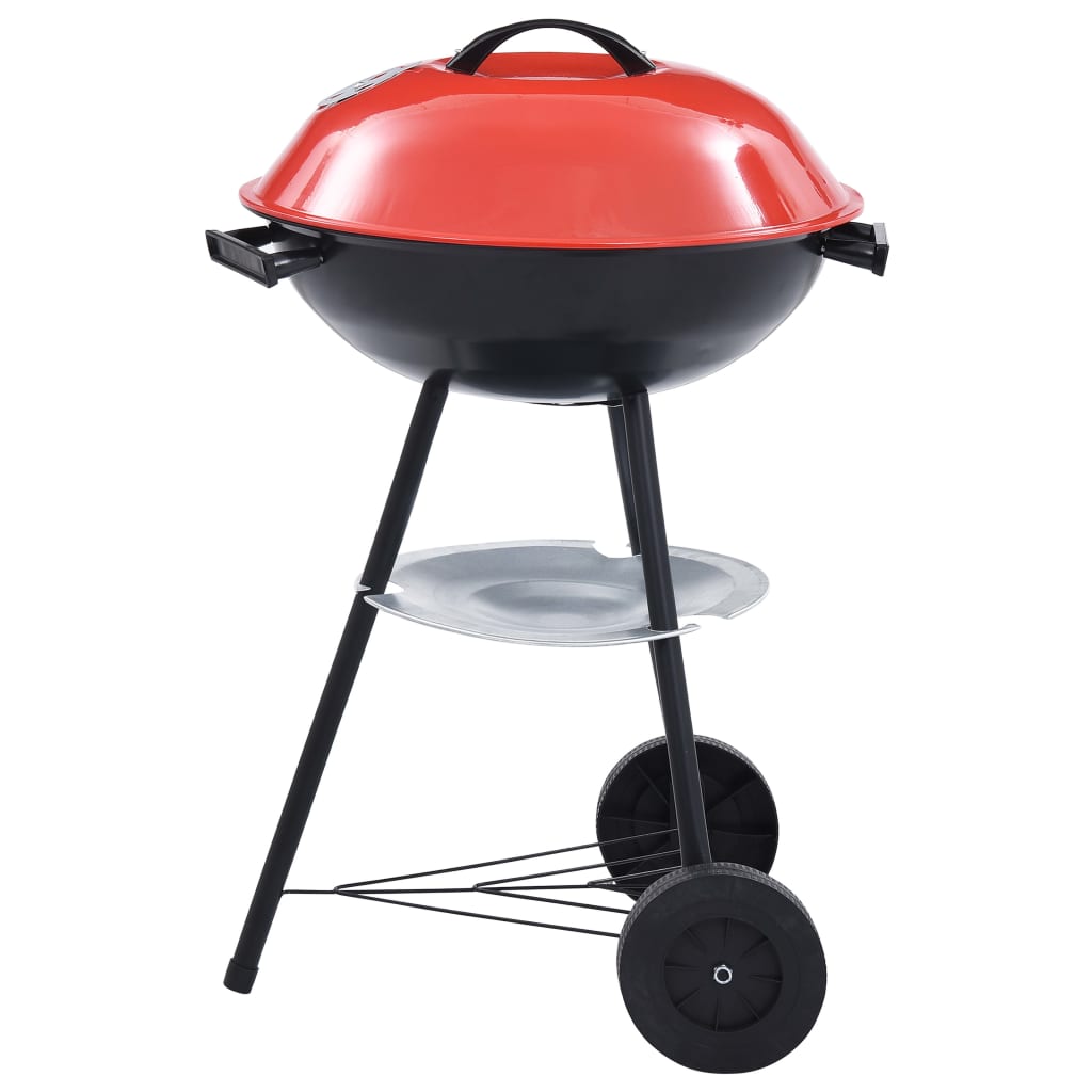 Bærbar kulegrill XXL med hjul 44 cm