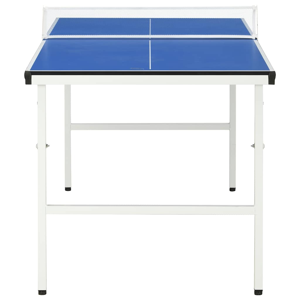 Bordtennisbord med nett 152x76x66 cm blå