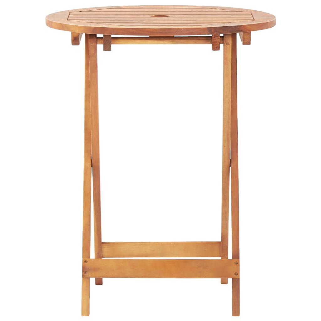 Sammenleggbart hagebord 60x75 cm heltre akasie
