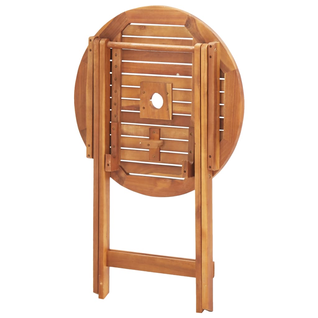 Sammenleggbart hagebord 60x75 cm heltre akasie