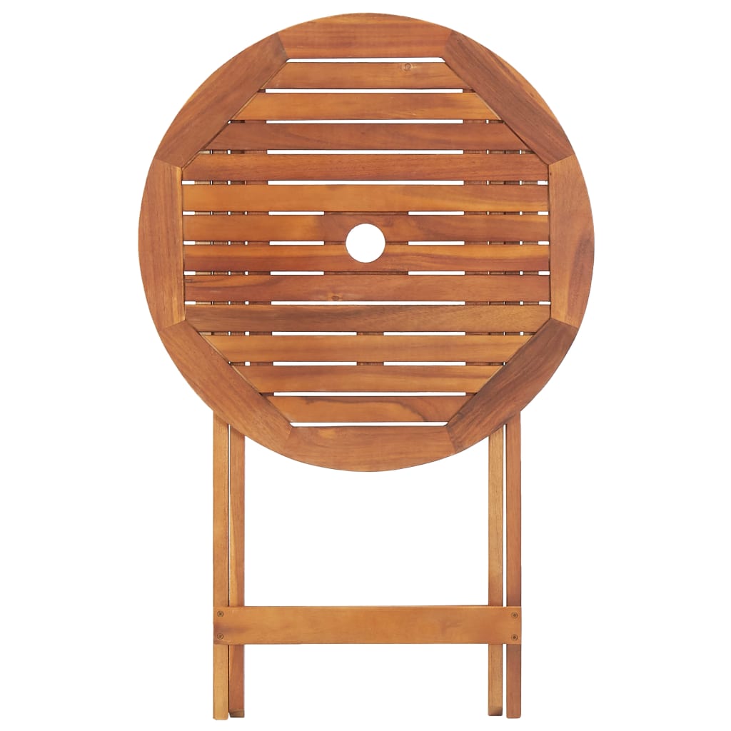 Sammenleggbart hagebord 60x75 cm heltre akasie
