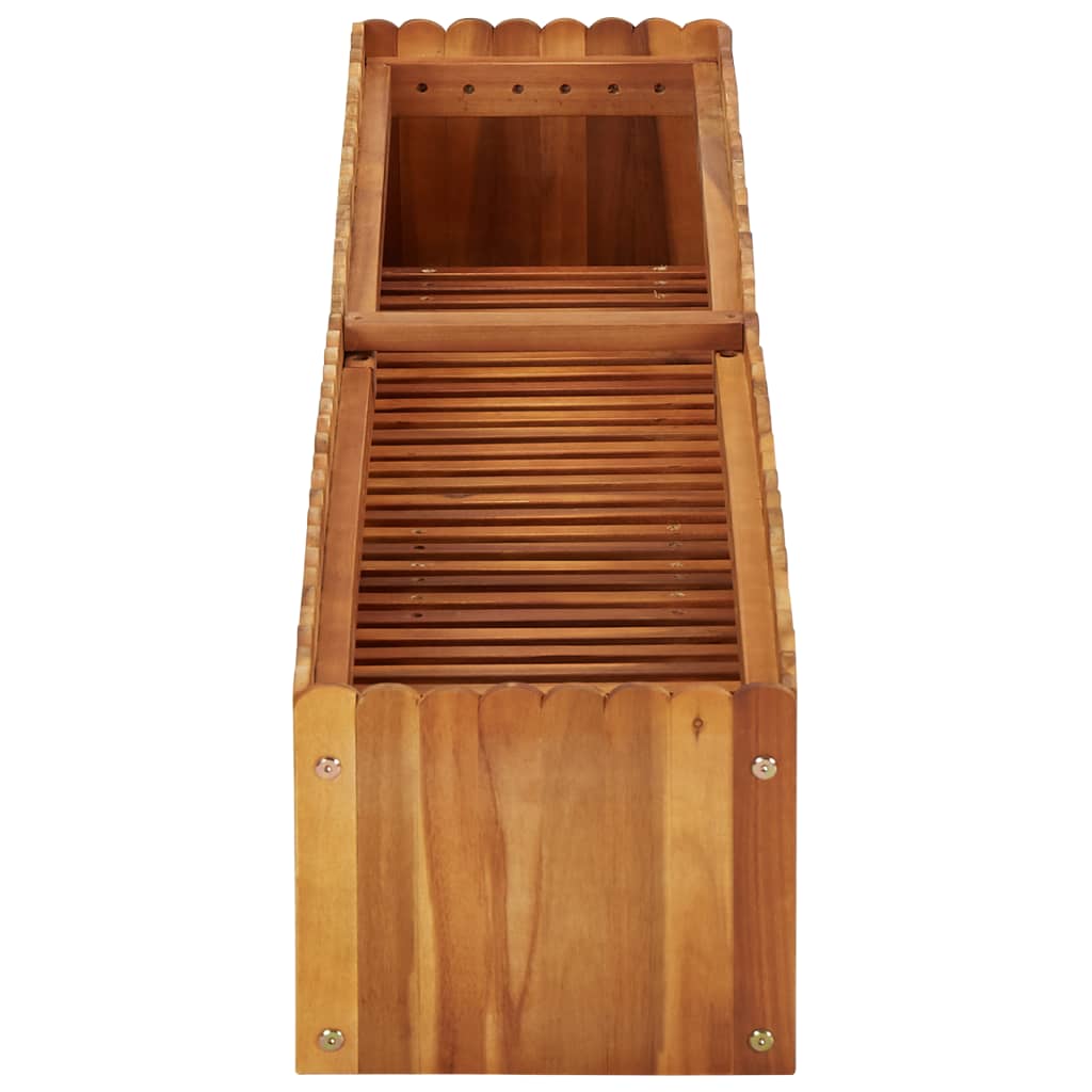 Høybed 150x30x25 cm heltre akasie