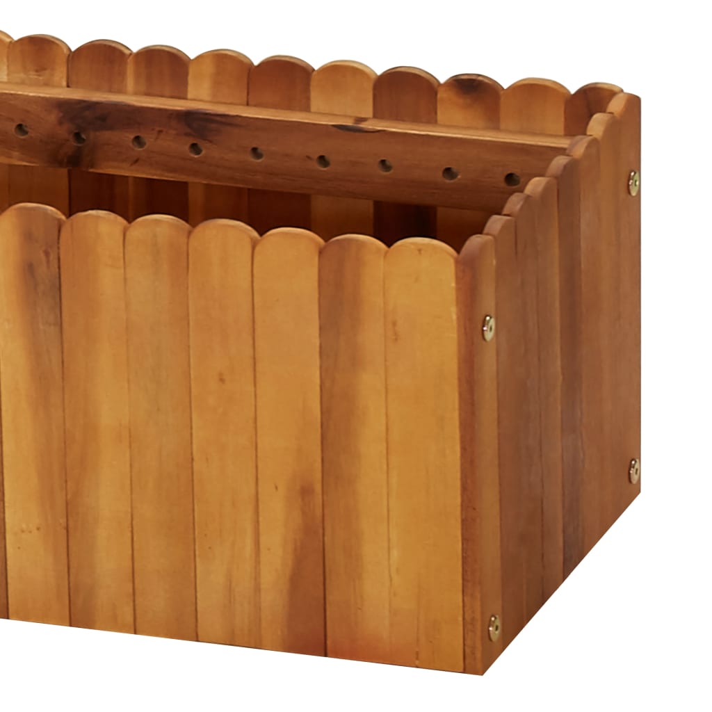 Høybed 200x30x25 cm heltre akasie