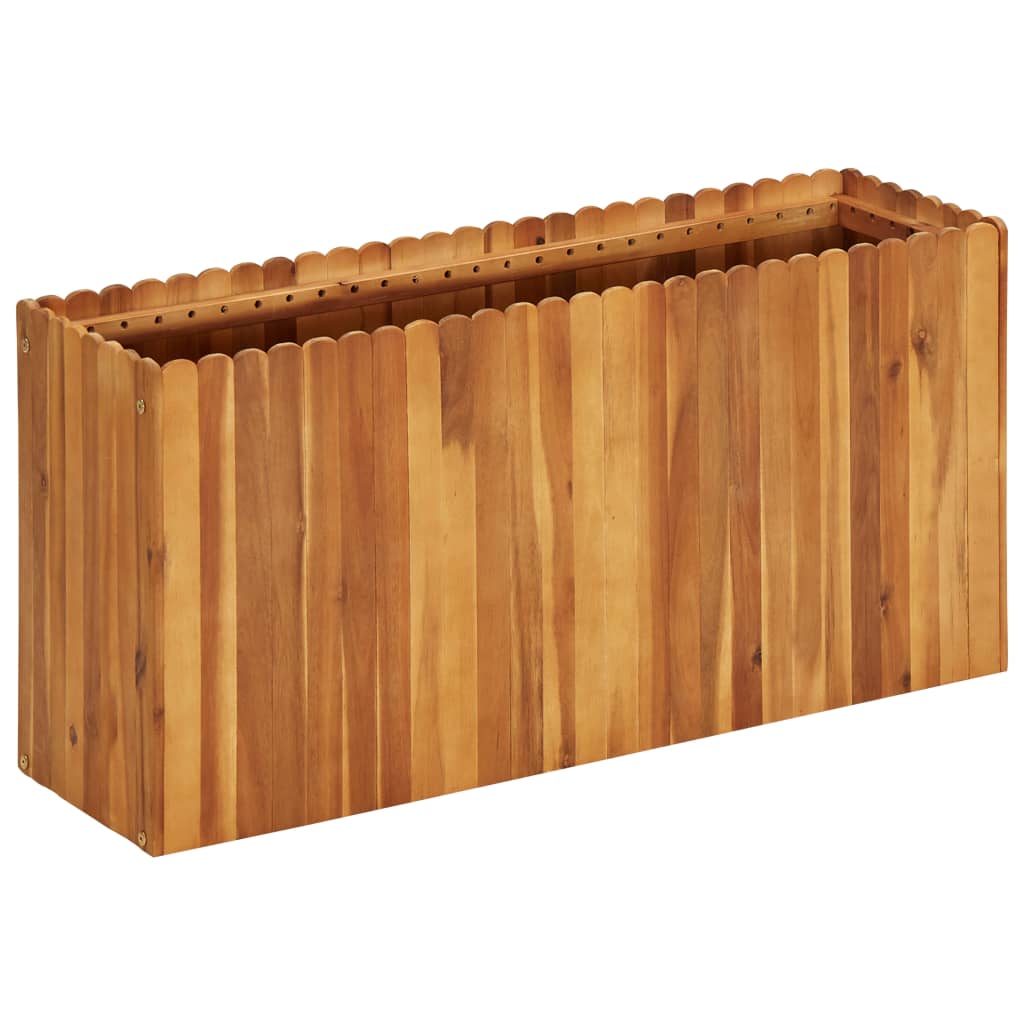 Høybed 100x30x50 cm heltre akasie