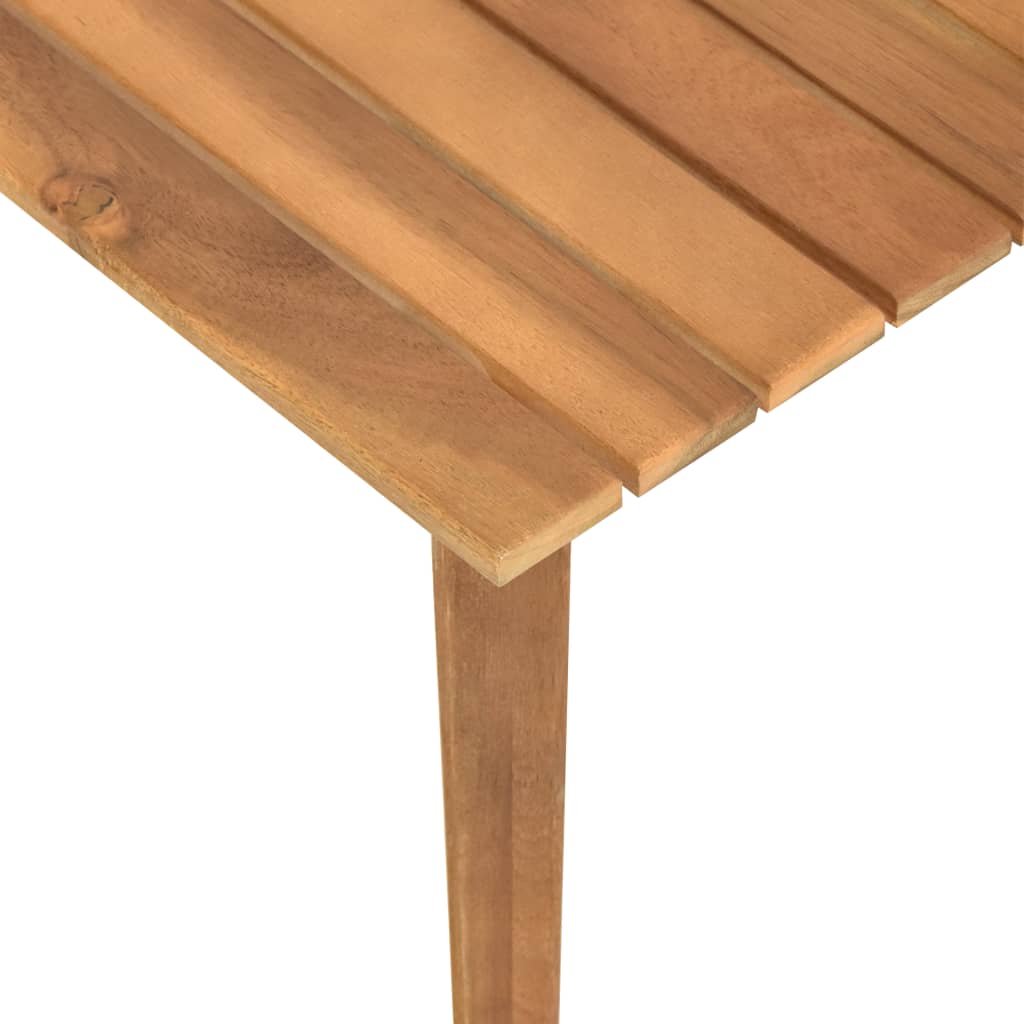 Hagesalongbord 60x60x36 cm heltre akasie