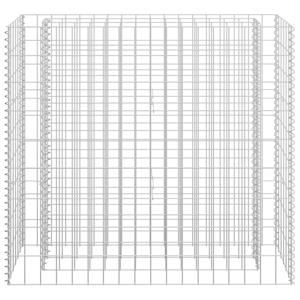 Gabion høybed galvanisert stål 90x30x90 cm