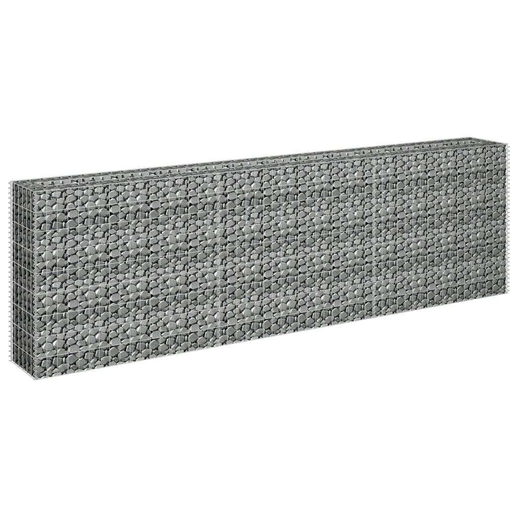 Gabion høybed galvanisert stål 270x30x90 cm