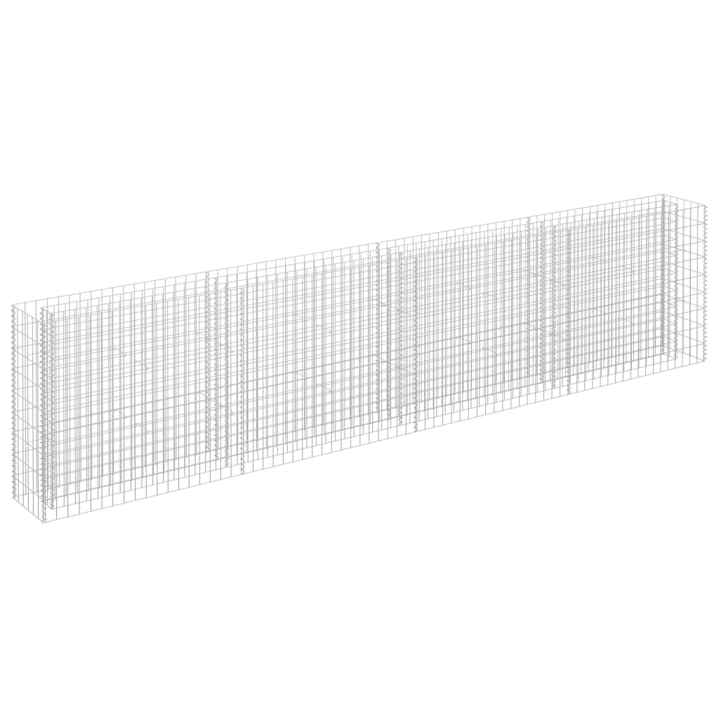 Gabion høybed galvanisert stål 360x30x90 cm
